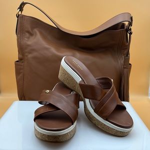 Cole Haan Cork Leather Grand.os Sandals Size 9.5B